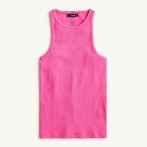 NWT J. Crew |  Tank Top XL Dahlia Pink Vintage Ribbed Stretchy